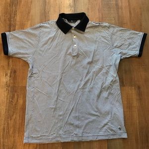 Hart Schaffer Marx striped polo